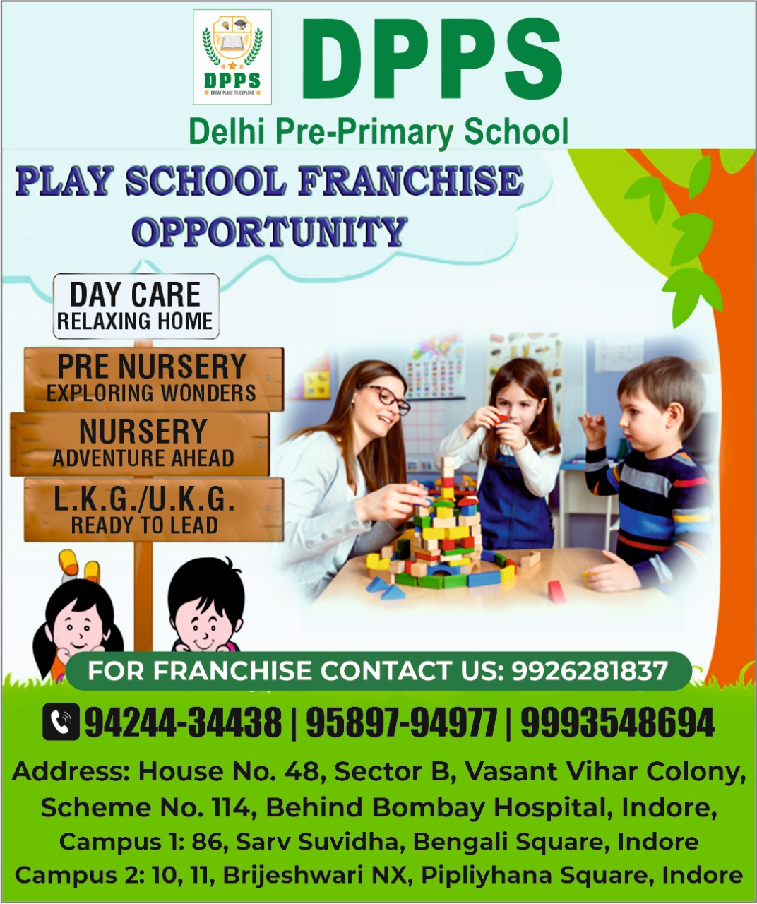 Best Playschool Franchise in Indore